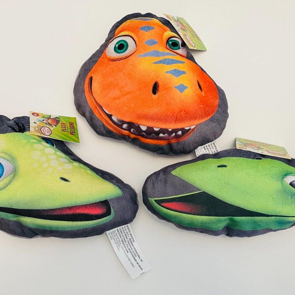 Set of 6 Dinosaur Train Kids TV Show Plush Stuffed Animal Toys.